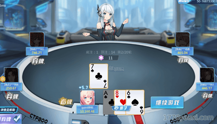 凯旋棋牌二次元游戏3+2炸金花，另类的炸金花游戏